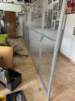 Perros jaulas - 6 módulos metálicas