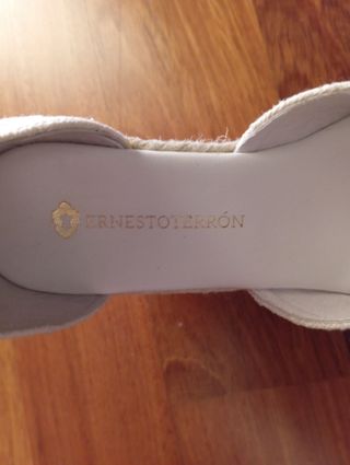 Alpargatas beige Ernesto Terrón