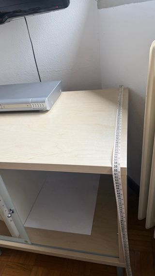 Cómoda madera - mueble auxiliar beige