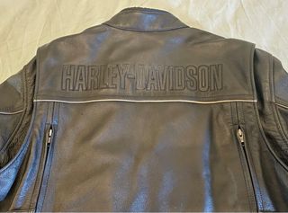 Chaqueta Harley Davidson cuero negra L
