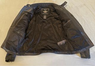 Chaqueta Harley Davidson cuero negra L