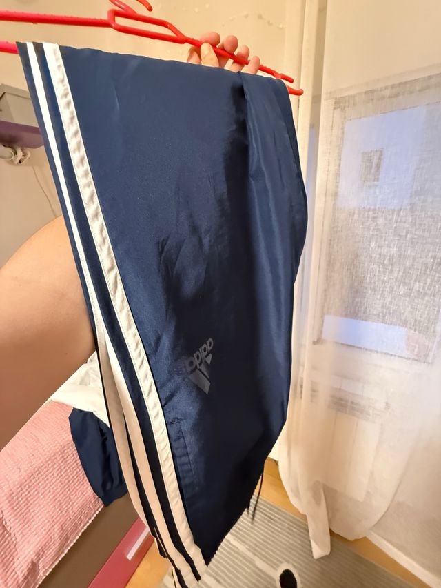 Chaqueta y pantalón Adidas | Blanco y Azul|Chandal