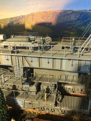 Maqueta cañón Dora: Guerra Mundial II