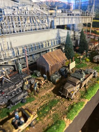 Maqueta cañón Dora: Guerra Mundial II