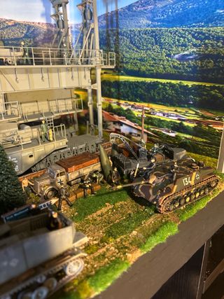 Maqueta cañón Dora: Guerra Mundial II