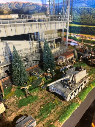 Maqueta cañón Dora: Guerra Mundial II