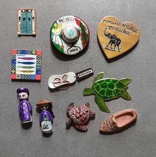 16 Magneti Souvenir Viaggio Vari materiali