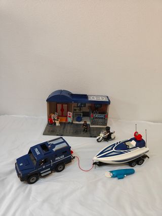 Playmobil Policía: Comisaría + Accesorios