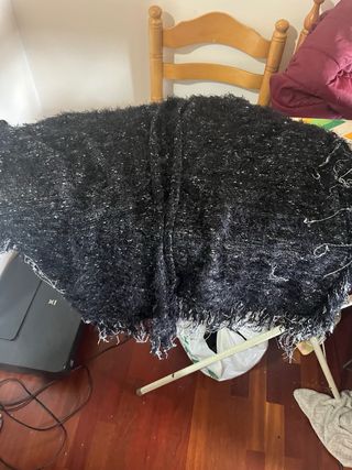 Capa negra con brillo - Talla única