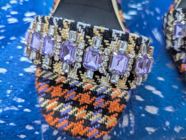 Sandalias tacón multicolor River Island 38.