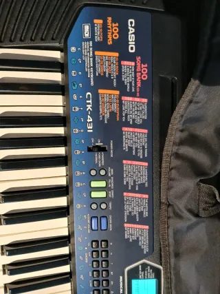 Casio CTK-431: Piano con 100 ritmos y 100 cancione