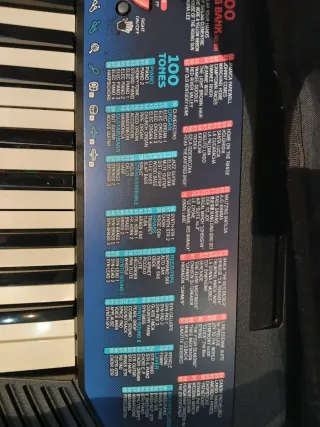 Casio CTK-431: Piano con 100 ritmos y 100 cancione