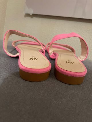 Sandalias rosa HM - talla 37