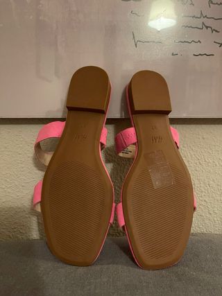 Sandalias rosa HM - talla 37