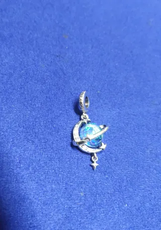 Charm Universo Luna Plata pulsera Pandora collar