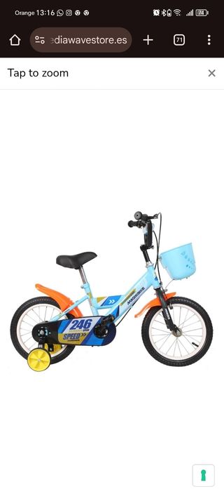 Bicicleta  14" Magic 4-6 años