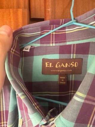 Camisa El Ganso cuadros talla L
