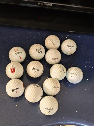 13 Pelotas Golf Varias Marcas