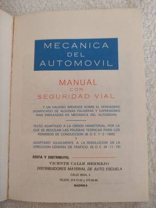 Mecánica del automóvil 