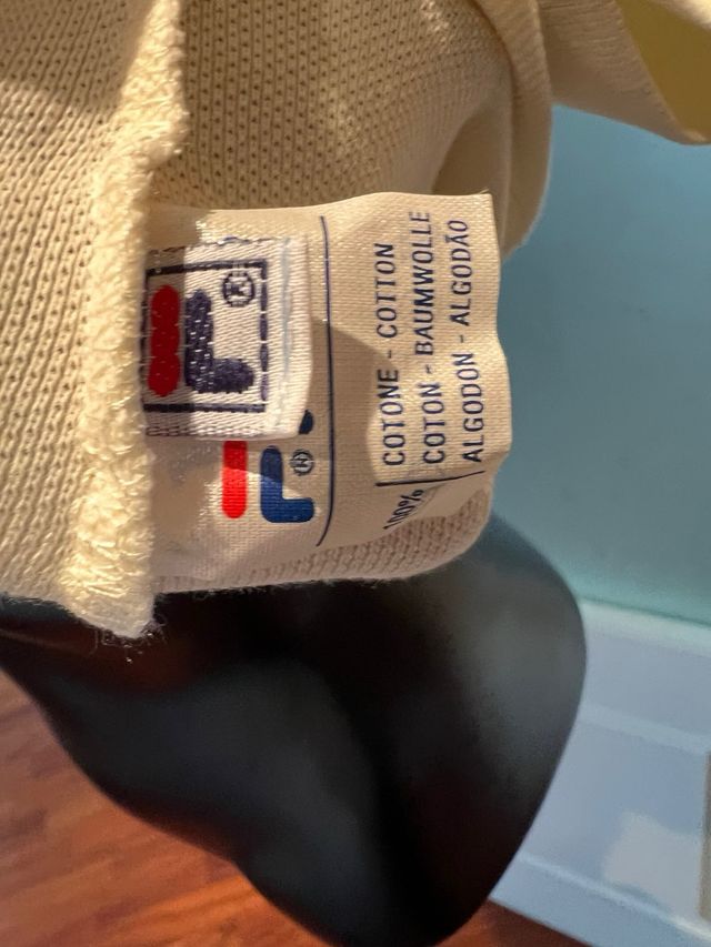 Polo Fila beige tg.S nuova color panna