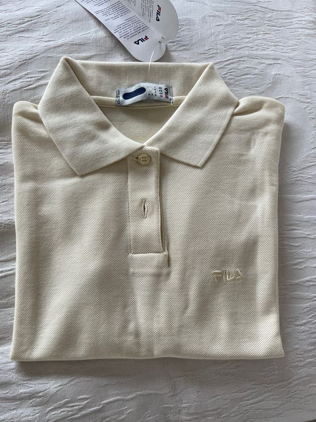 Polo Fila beige tg.S nuova color panna
