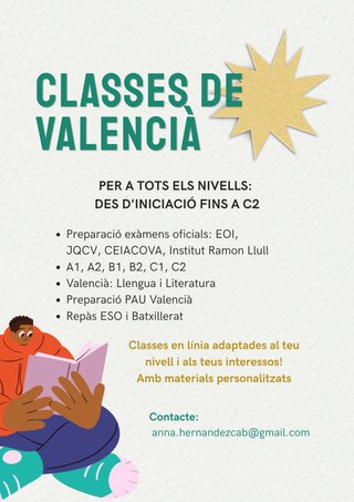 Classes particulars de valencià