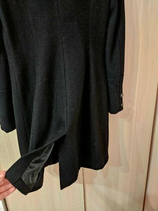 Cappotto stile militare nero