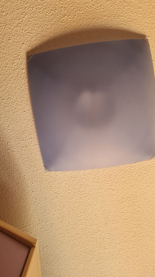 Plafón cristal azul - Lámpara techo