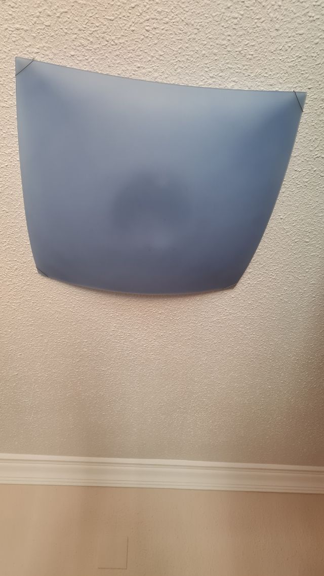 Plafón cristal azul - Lámpara techo
