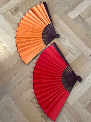 2 ventagli decorativi