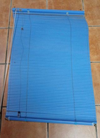 Cortina veneciana azul (Aluminio)