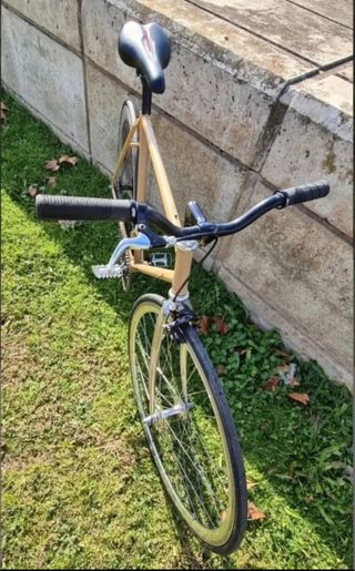 Bicicleta Fixie Vintage Beige