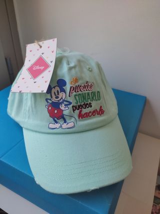 Gorra Mickey Mouse Infantil Verde