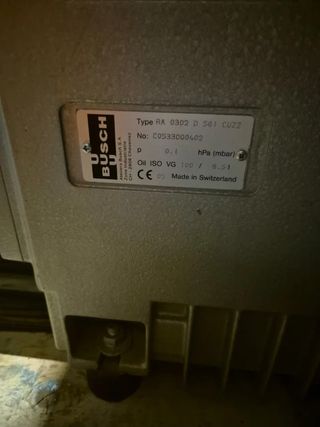 Bomba de vacío Busch