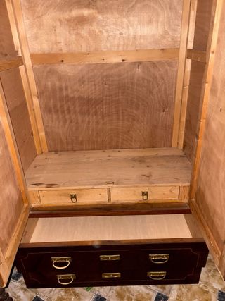 Armario madera antiguo 2 puertas