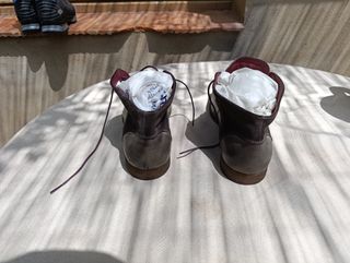 Zapatos Piel Gris-Marrón 43