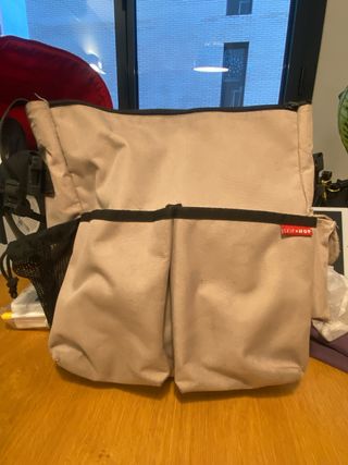 Bolsa Skip Hop beige para bebé