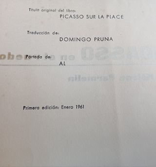 Picasso en el ruedo.