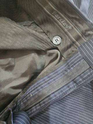 Completo Barclay blu a righe