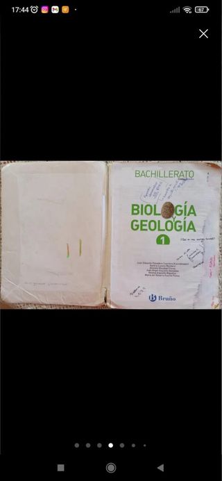 Código Bruño Biología y Geología 1 Bachillerato