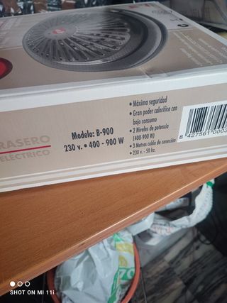 Brasero eléctrico FM