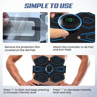 Electroestimulador Muscular Abdominal EMS