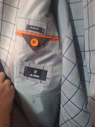 Traje DI PREGO Gris - Slim Fit