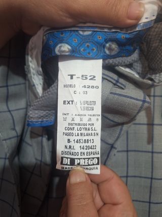 Traje DI PREGO Gris - Slim Fit