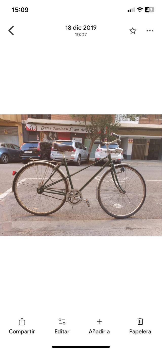 Bicicleta clásica vintage