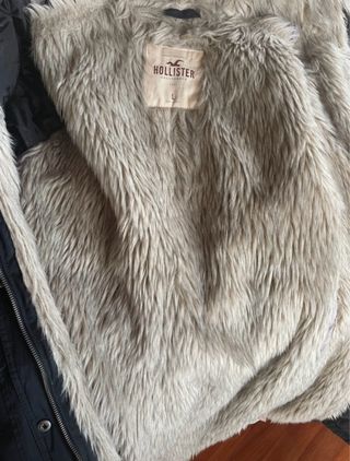 Parka nera con cappuccio - Hollister