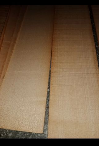Madera Arce con espejuelos para Guitarra