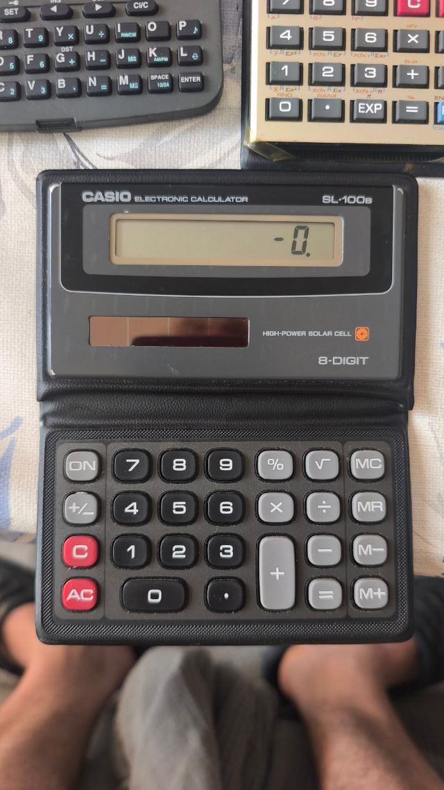 Lotto 5 calcolatrici vintage