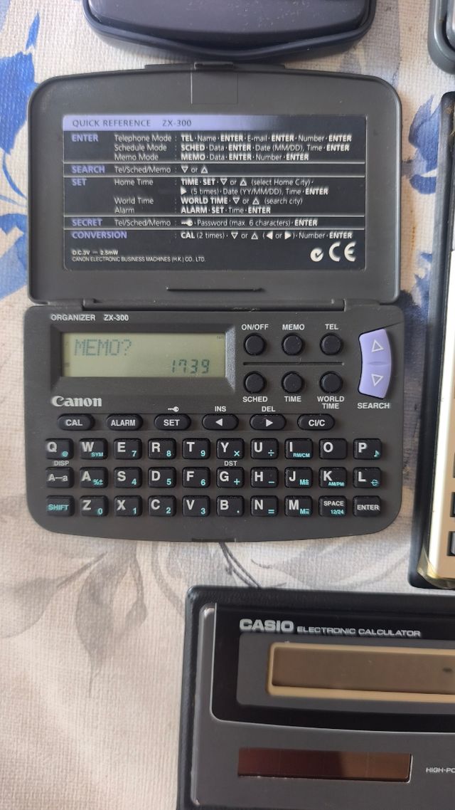 Lotto 5 calcolatrici vintage