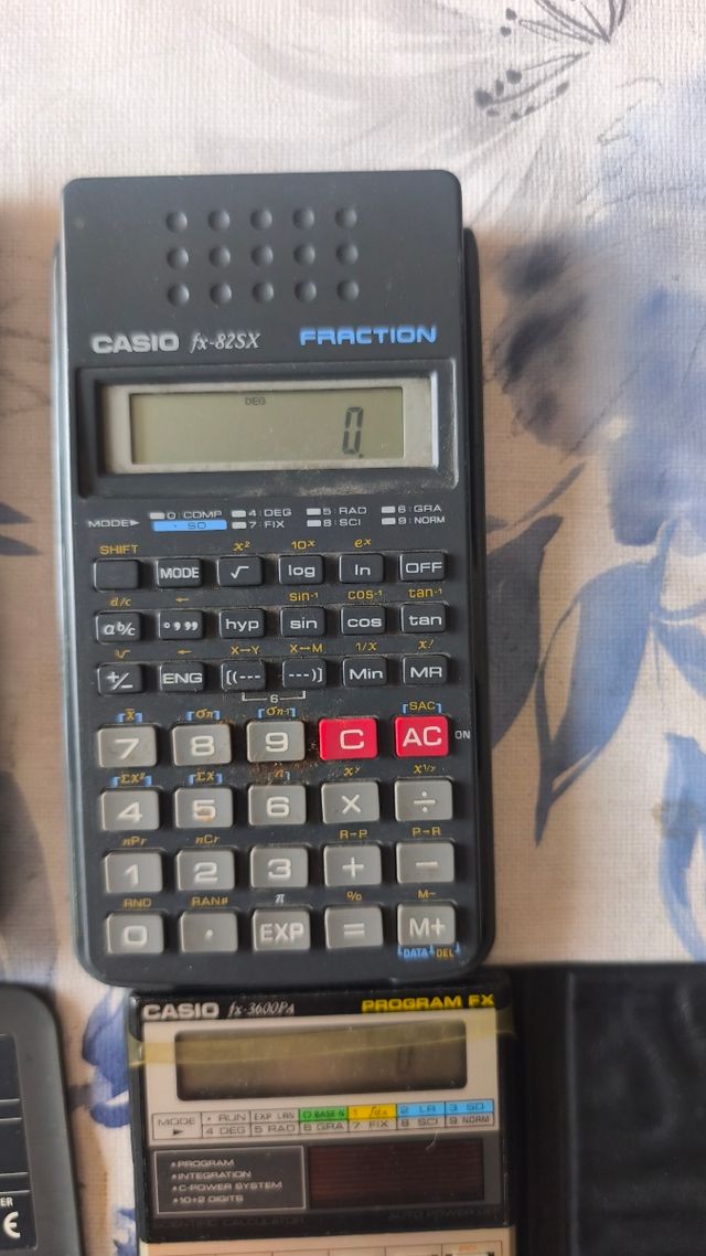 Lotto 5 calcolatrici vintage